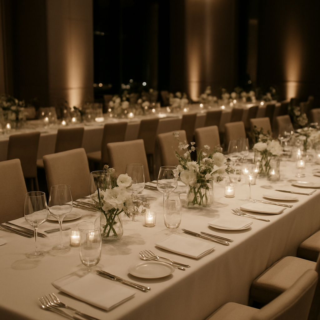 Refined corporate gala dinner